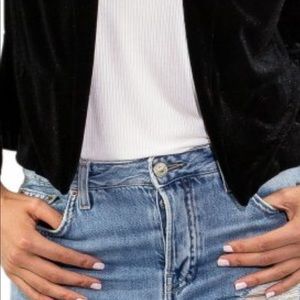 Lucky Brand Velvet Jacket/Blazer new with tags